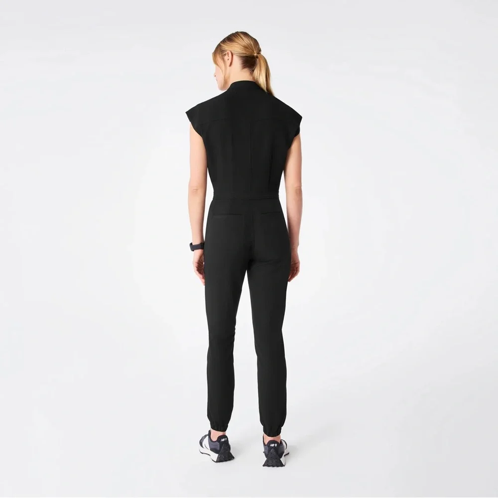 Figs Black Utility Jumpsuit (Regular) - Picture 2 of 9